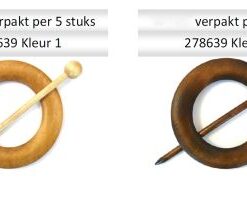 breiwerksluiting hout rond